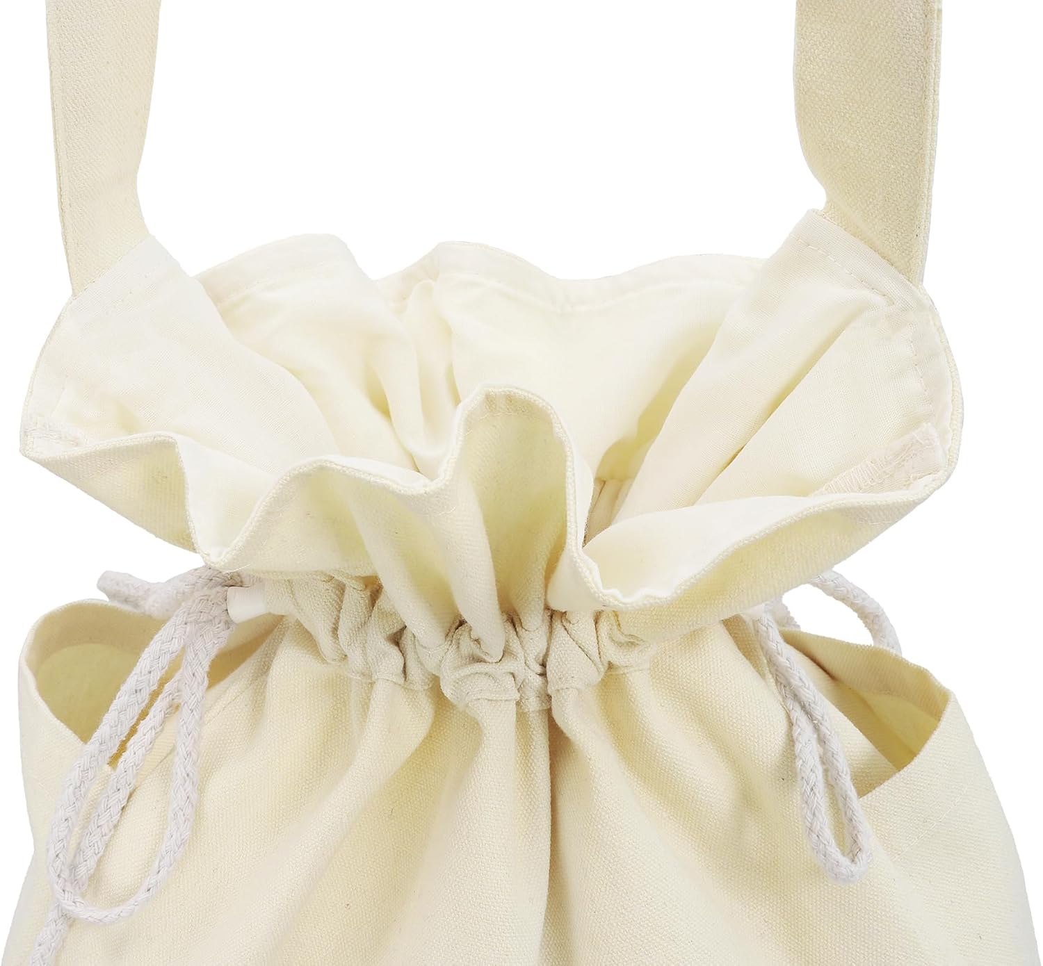 FURPHI Medieval Drawstring Bag Canvas Shoulder Bag with Side Pockets Renaissance Costume Accessories for Ren Faire LARP - Image 6