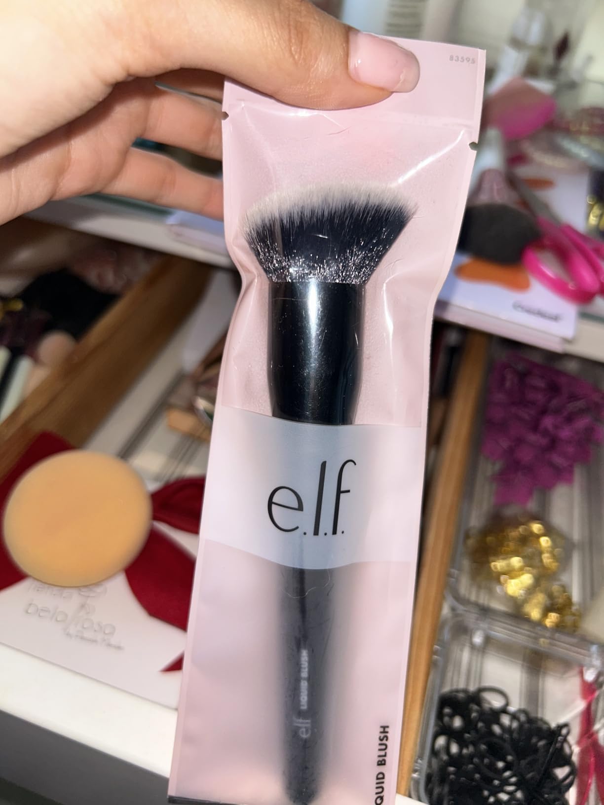 e.l.f. Camo Liquid Blush Brush, Angled Blush Brush Barbados