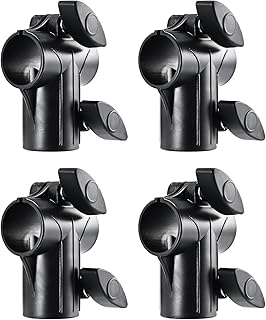 ZIZILAND Abrazadera de conexión de barra de ballet, abrazadera ajustable de barra de ballet, solo se ajusta en barra de acero de 1.5 pulgadas de diámetro, 1 unidad, color negro