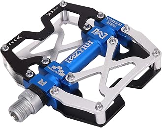 MZYRH Mountain Bike Pedals, Ultra Strong Colorful CNC Machined 9/16" Cycling Sealed 3 Bearing Pedals
