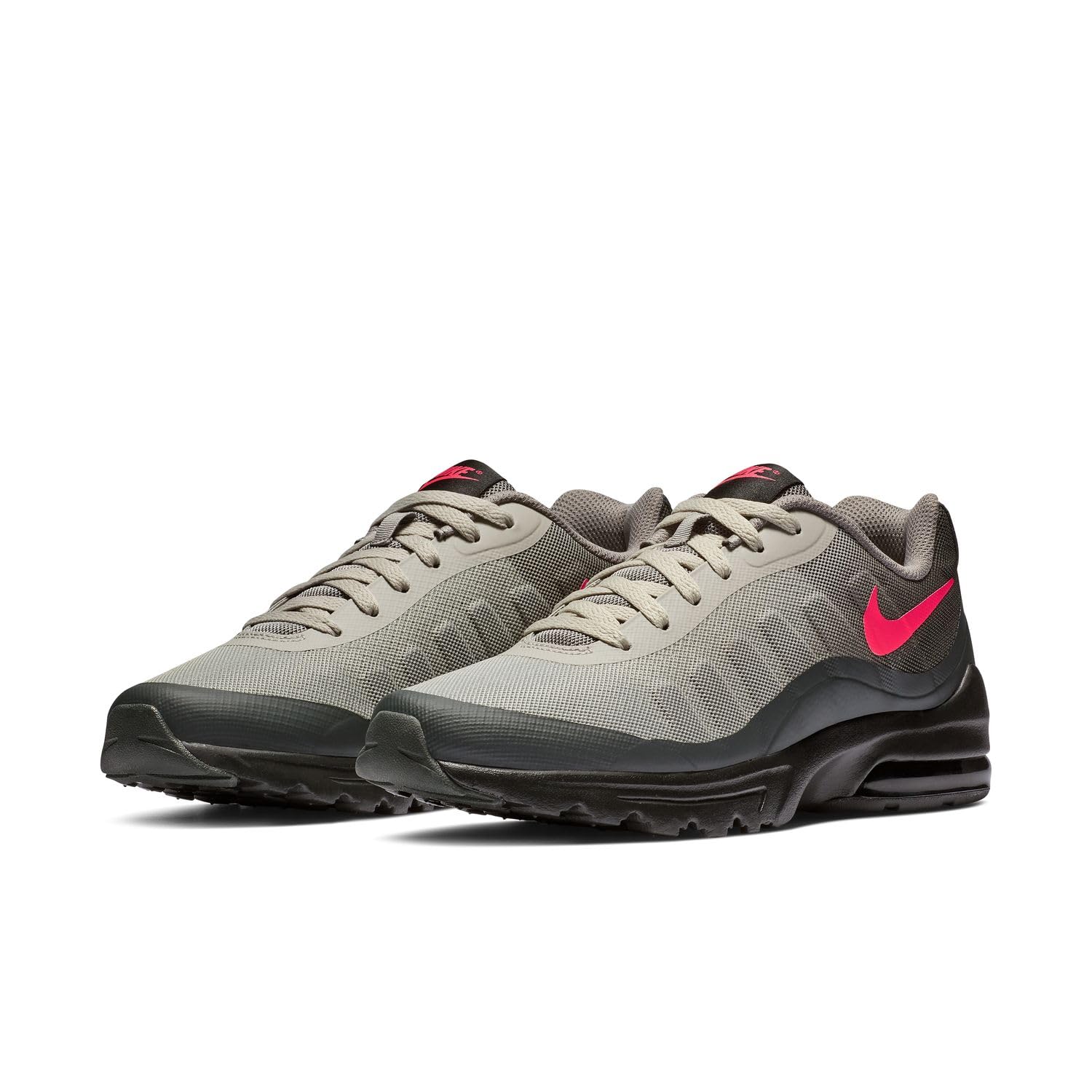 Nike - Nike Air MAX Invigor, Zapatillas de básquetbol, Black/Solar Red-Anthracite,