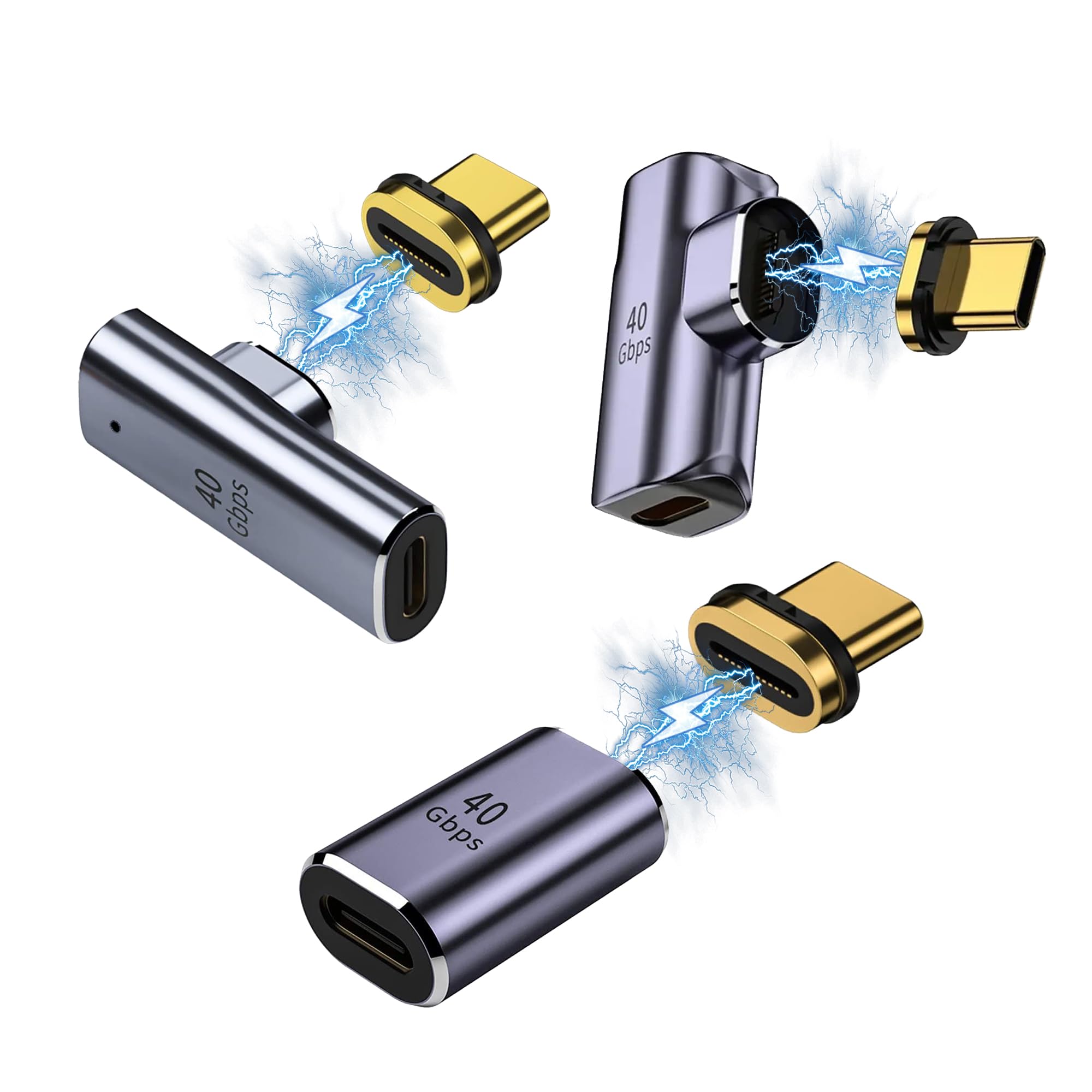 Amazon.com: kimairy (3 Pack) USB C Magnetic Adapter 24 Pin Type C ...