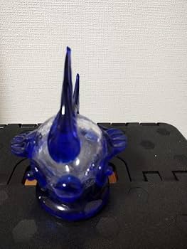 Amazon.co.jp: 琉球ガラス 置物 魚 青 : ホーム＆キッチン