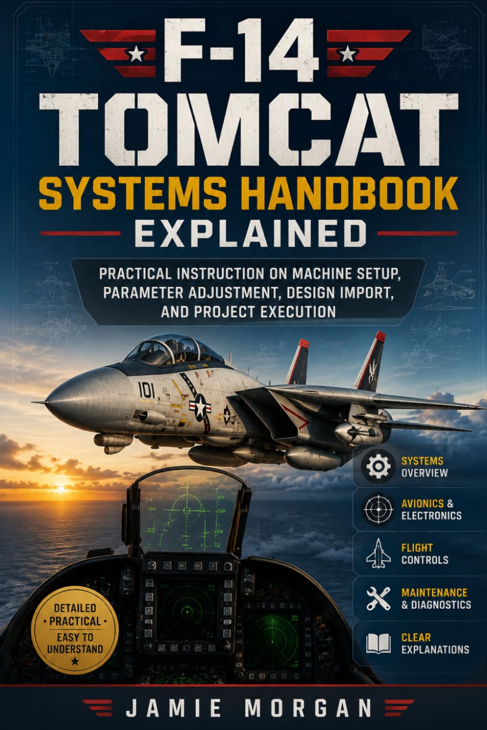 F-14 Tomcat Systems Handbook Explained: Understanding Aerodynamics, Cockpit Operation, Radar Functions, and Weapons Deployment in a Naval Fighter Aircraft