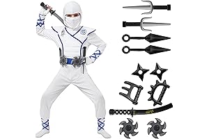 Spooktacular Creations Premium Ninja Halloween Costume for Kids