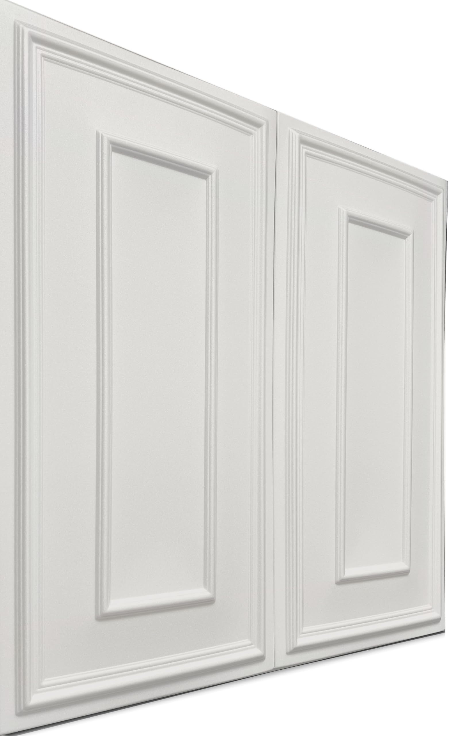 Deccart Wandpaneele 100x50 cm - Panel wand - Paneele - Wandverkleidung Innen Deckenverkleidung Wandplatten aus Polystyrol 3d Wall Panels - Boazeriemuster XL Kashmirbeige Beige - 4 Stück (2 m²)
