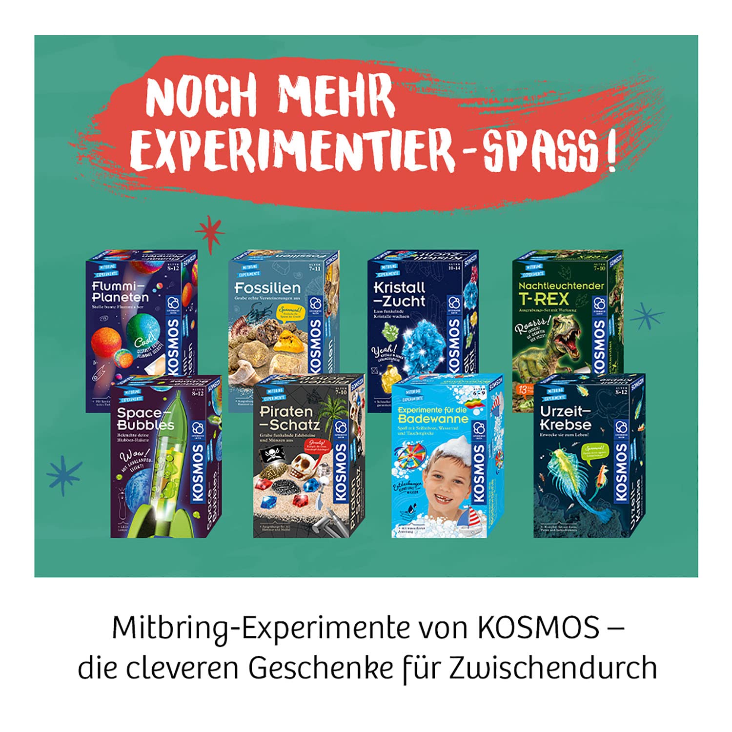 Kosmos Świecący w Nocy T-Rex Zestaw Naukowy, Wielokolorowy, Od 7 lat, 658021