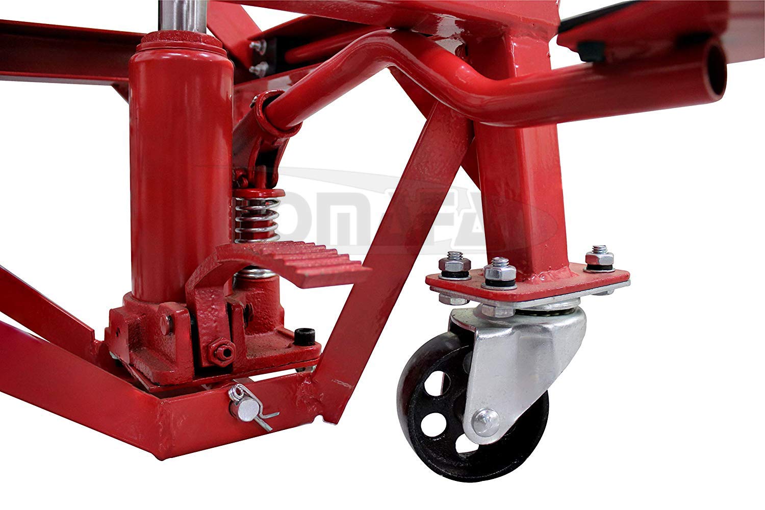 JOMAFA - ELEVADOR HIDRAULICO DE MOTOS CON RUEDAS/PLATAFORMA ELEVADORA 135 KILOS