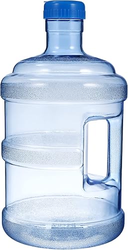 VOSAREA Contenedor de agua portátil con asa para el coche, camping, suministros de transporte al aire libre