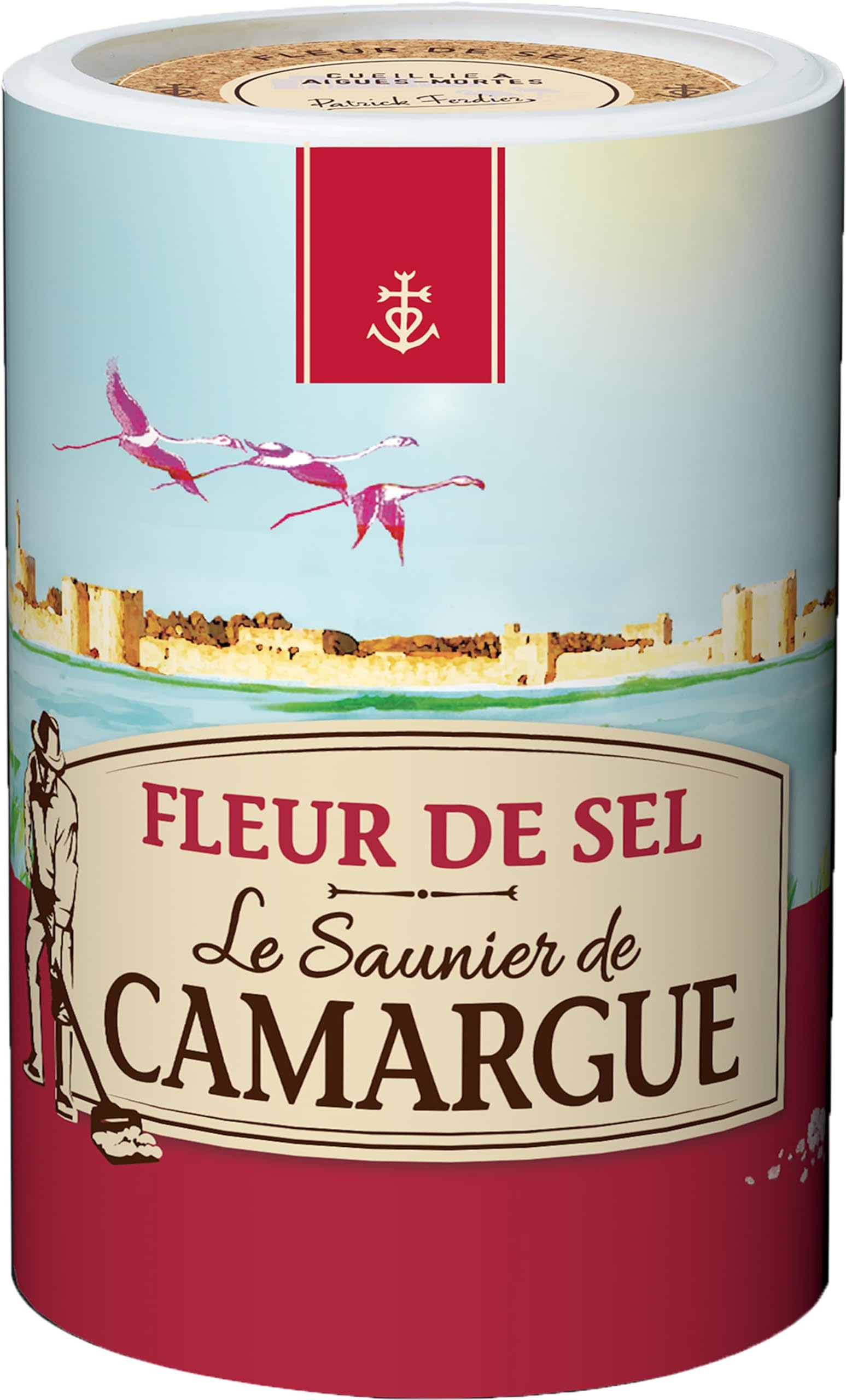 Le Saunier De Camargue Fleur De Sel Sea Salt (Plastic Tub), 35.2 Ounce