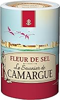 Vista 1 de Le Saunier De Camargue Fleur De Sel Sal marina (tina de plástico), 35.2 onzas