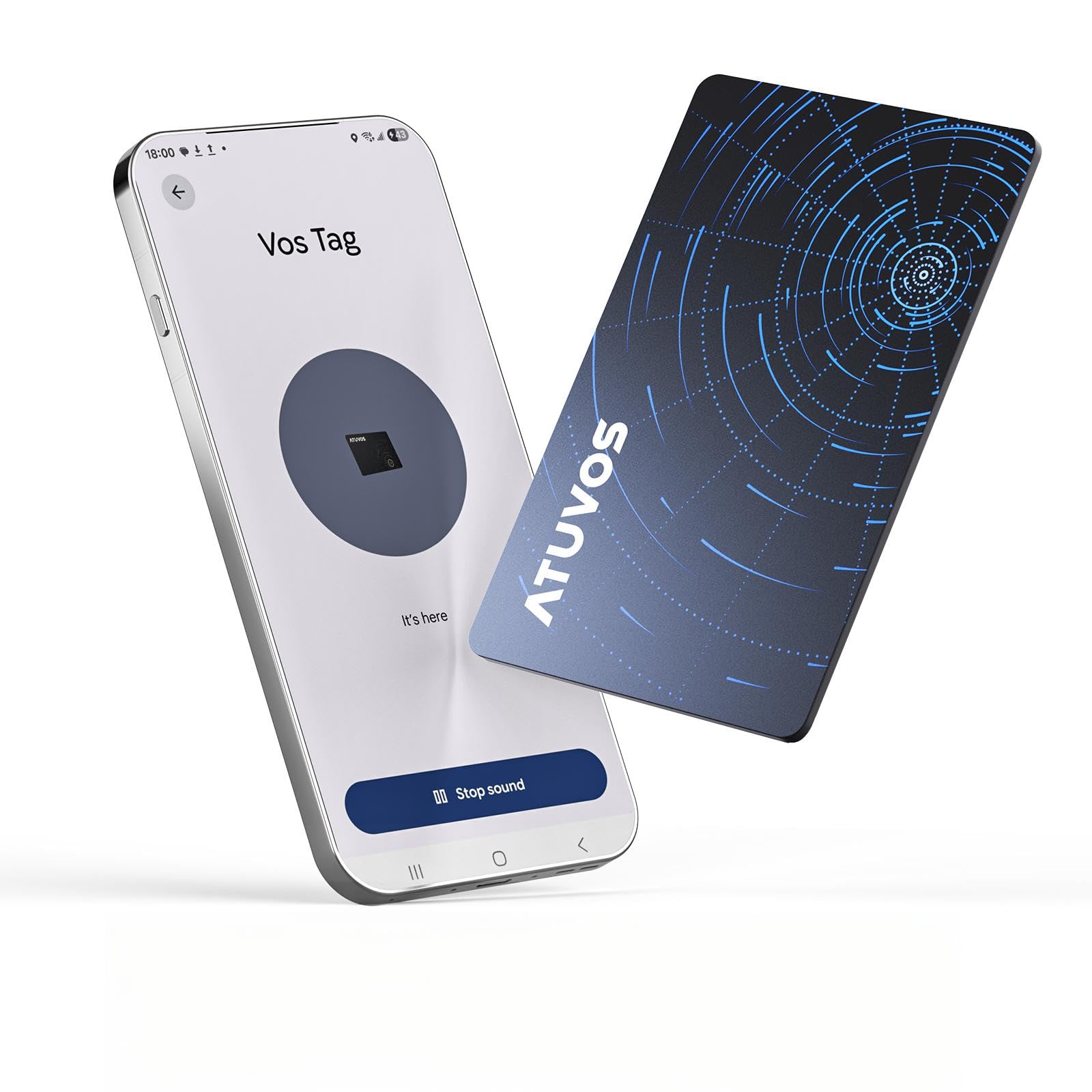 ATUVOS ARI Tag Card Tracker Thin 0.16 cm (Wireless Charging), Bluetooth Item Finder Compatible with Android, 1 Pack-image-6