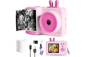 Kids Camera Instant Print Photo - Best Gift for Girls