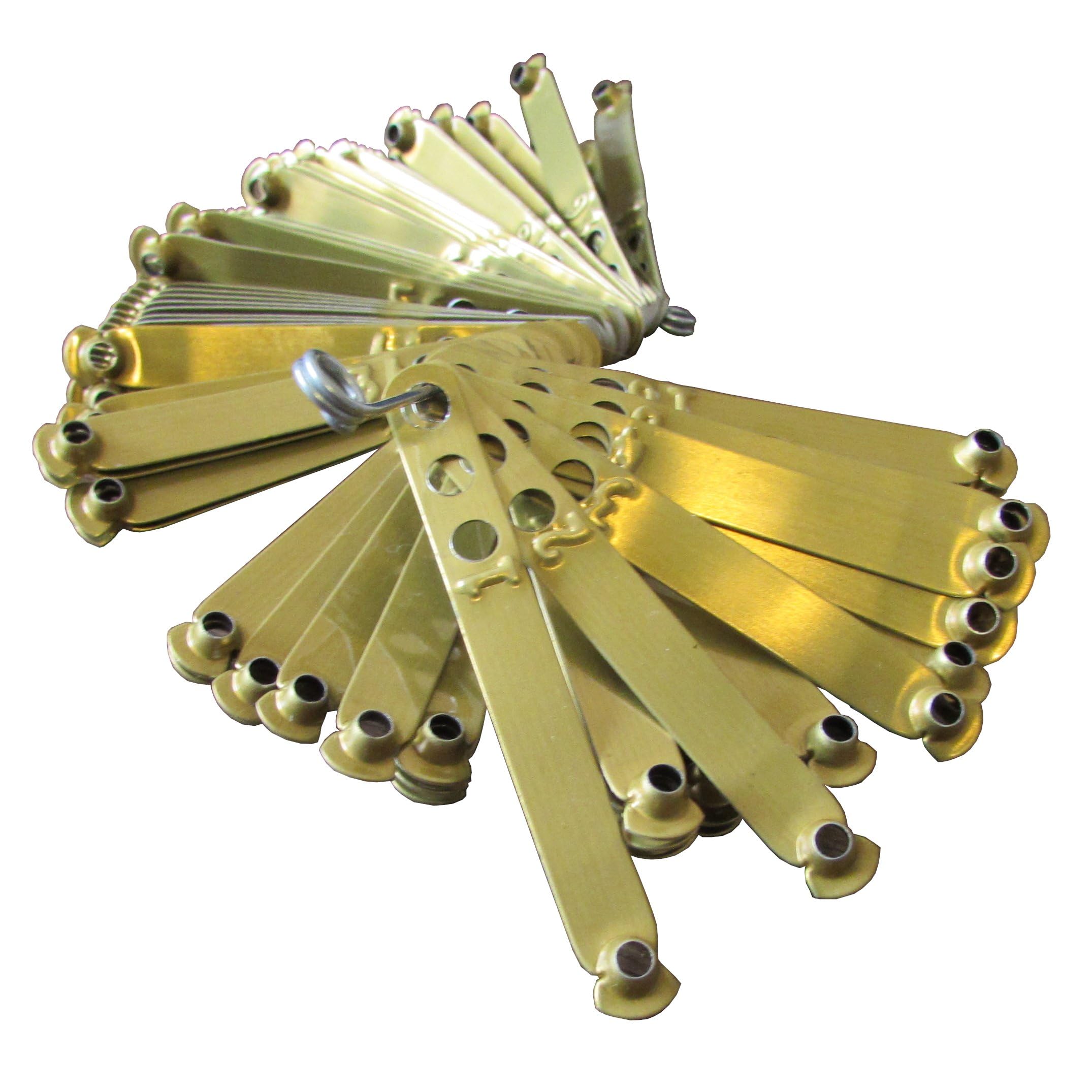 Pinnon Hatch Farms Numbered Brass Jiffy Wing Bands for Poultry (100