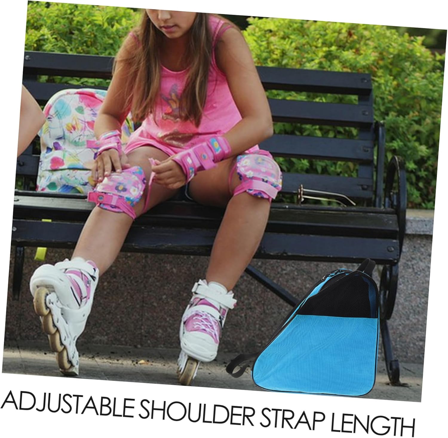 Roller Skates Bag Spacious Interior Stylish Design for Women Roller Carrier Pouch for Organizing Skates and Accessories for Indoor and Outdoor Use