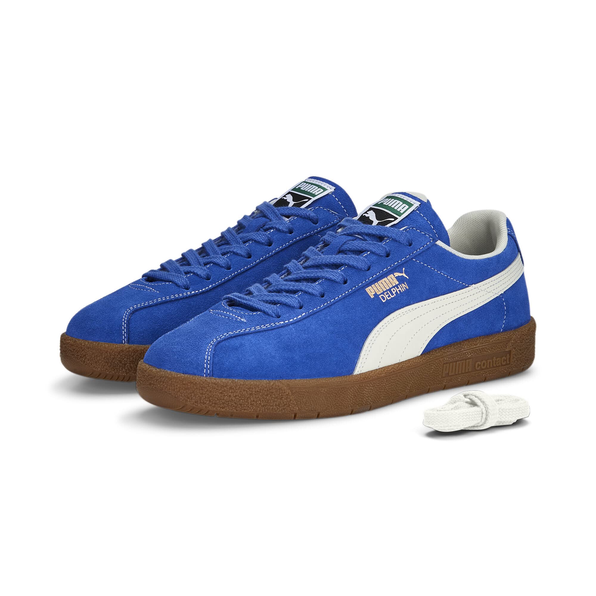 Baskets PUMA Delphin EU 44 en daim bleu classique pour homme - 8