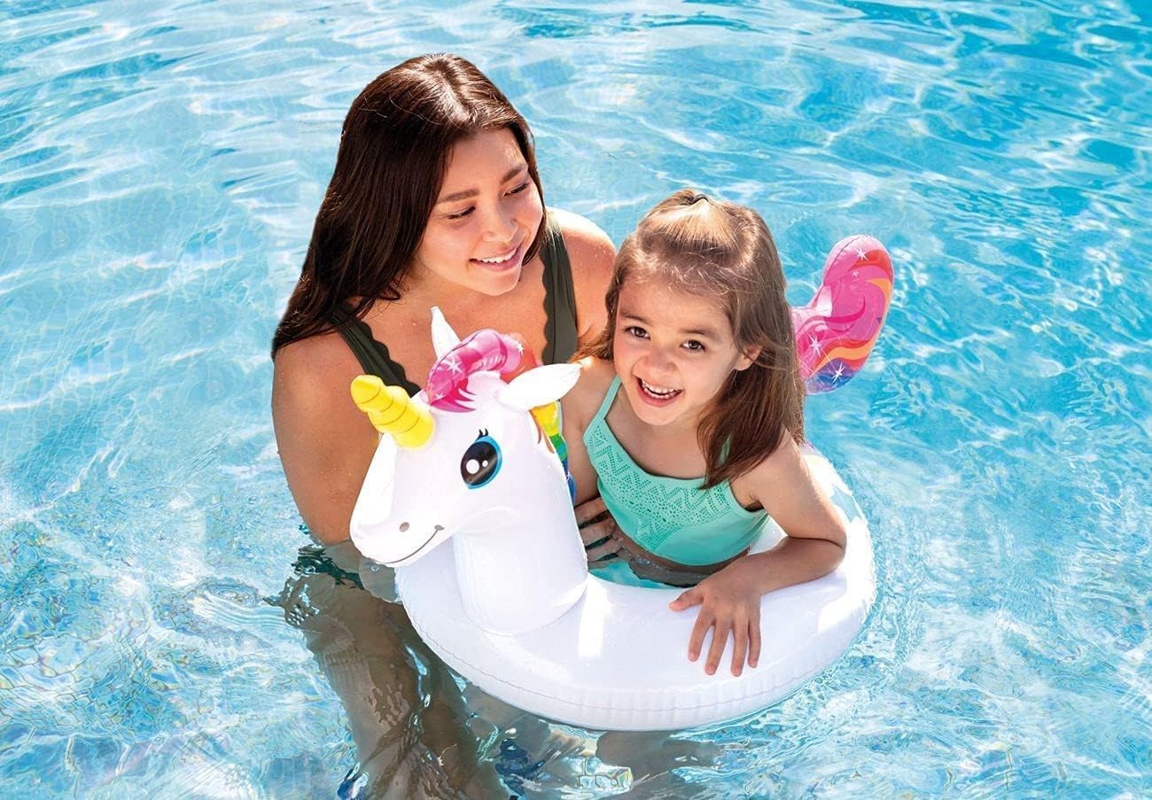 Intex Big Animal Ring, Swim Tube 28" x 22" for Children Ages 3-6 - Alligator : Toys & Games