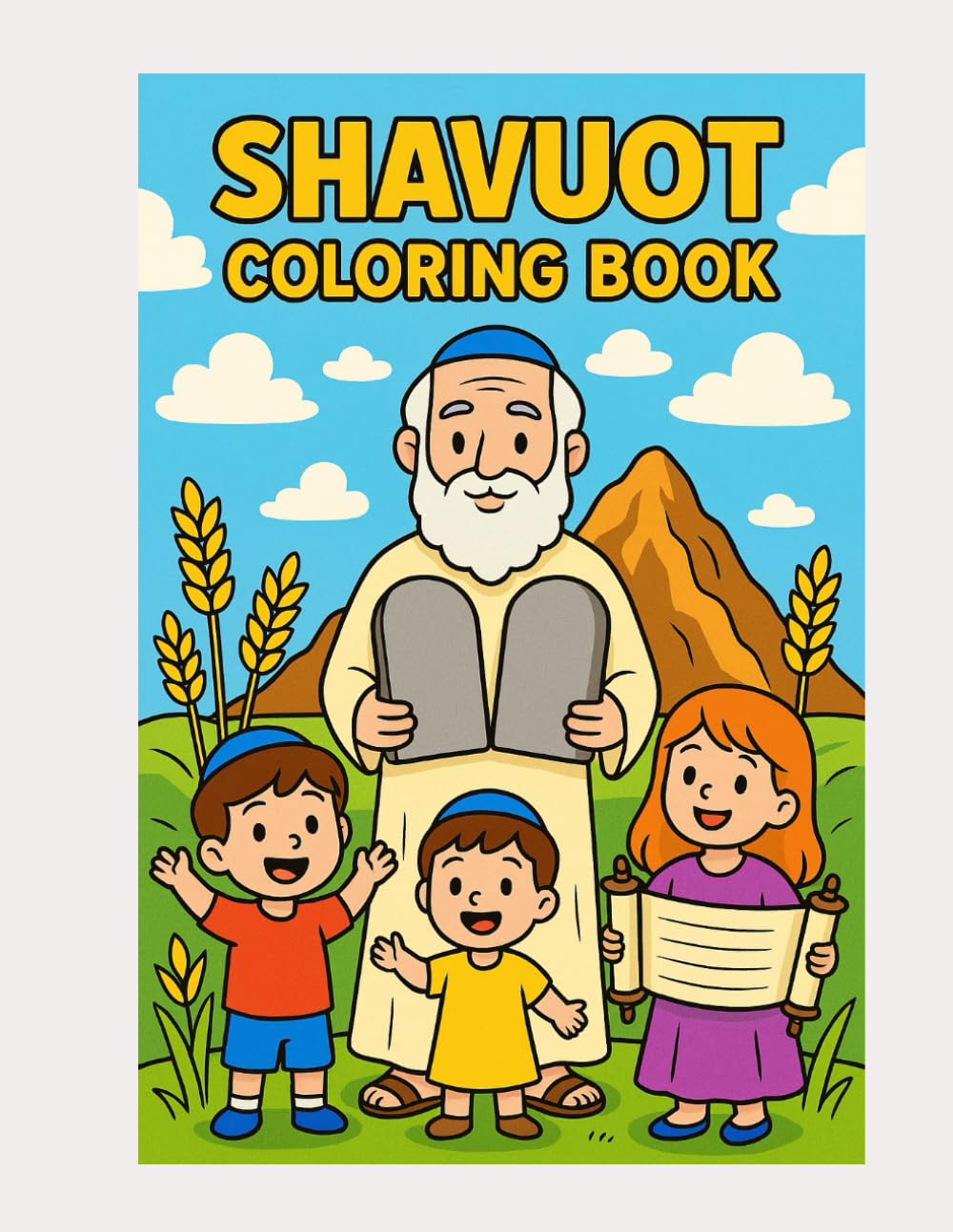 Shavuot coloring book (Jewish holidays)