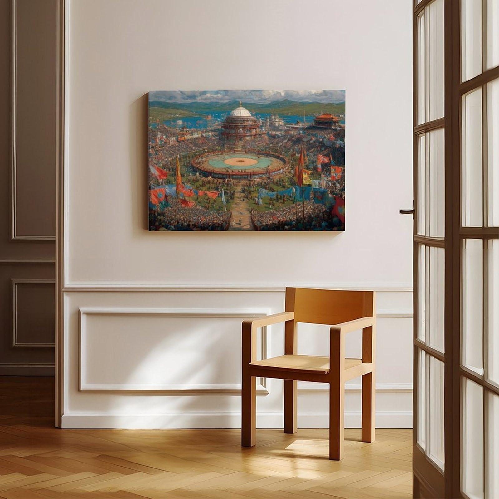 Poster su tela per festival, decorazione per camera da letto, ufficio, stanza, regalo, 60 x 90 cm
