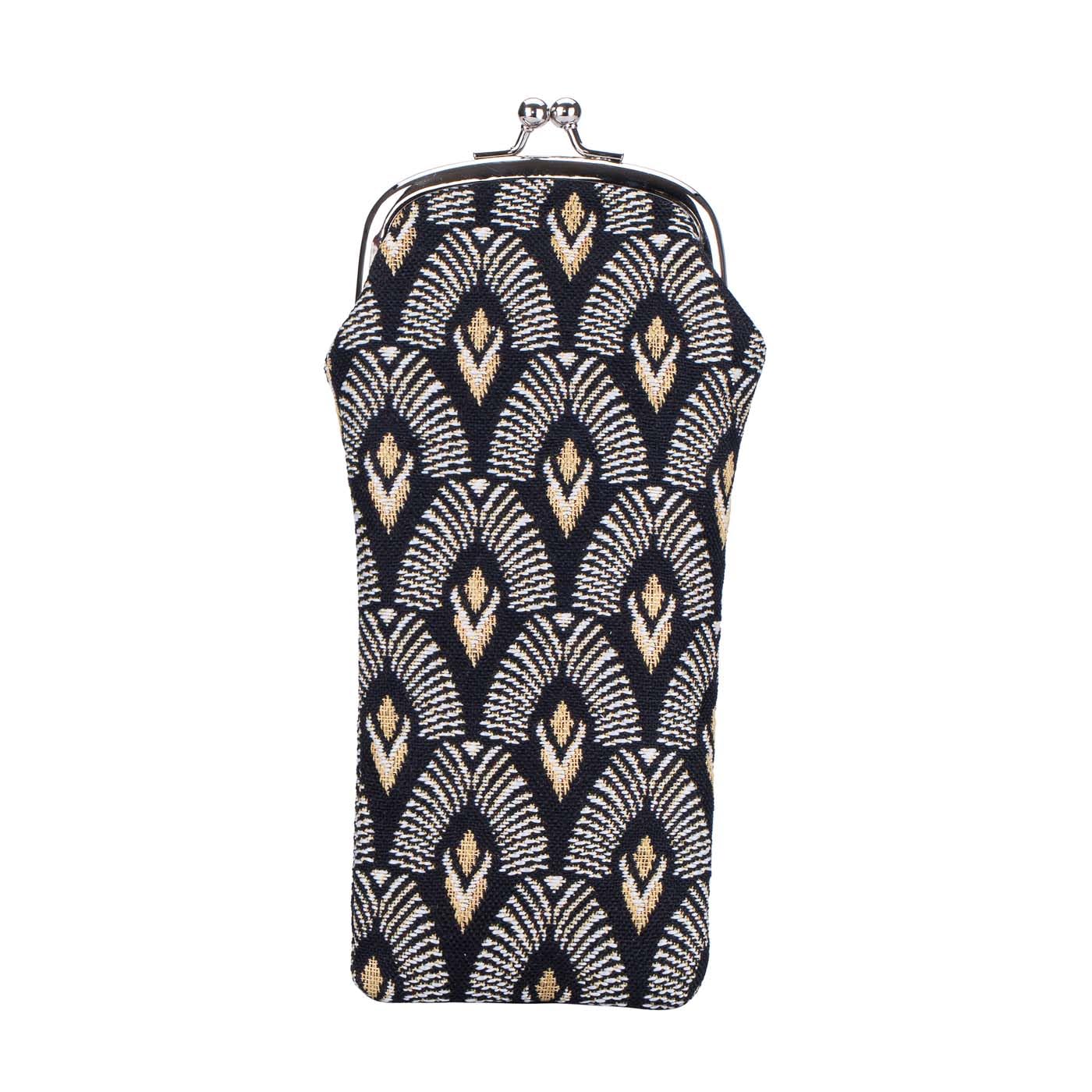 Signare Women's Luxor Tapestry Glasses Case For Eyeglass Case With Fashion Pattern Design (Art Decor - Gpch-)