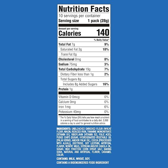 CHIPS AHOY! Mini Original Chocolate Chip Cookies, 40 Snack Packs (4 Boxes) | Individually Wrapped, Certified Kosher