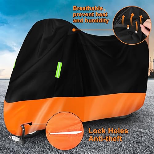 Miniatura 4 de Funda impermeable de repuesto para motocicleta Harley Davidson Touring Road Glide LimitedUltra Limited con agujero de bloqueo antirrobo para