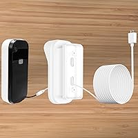 Vista 1 de Kit de adaptador de corriente de 20 pies para teclado de video myQ Smart Garage, ángulo ajustable (40 a 140) grados soporte de montaje para myQ