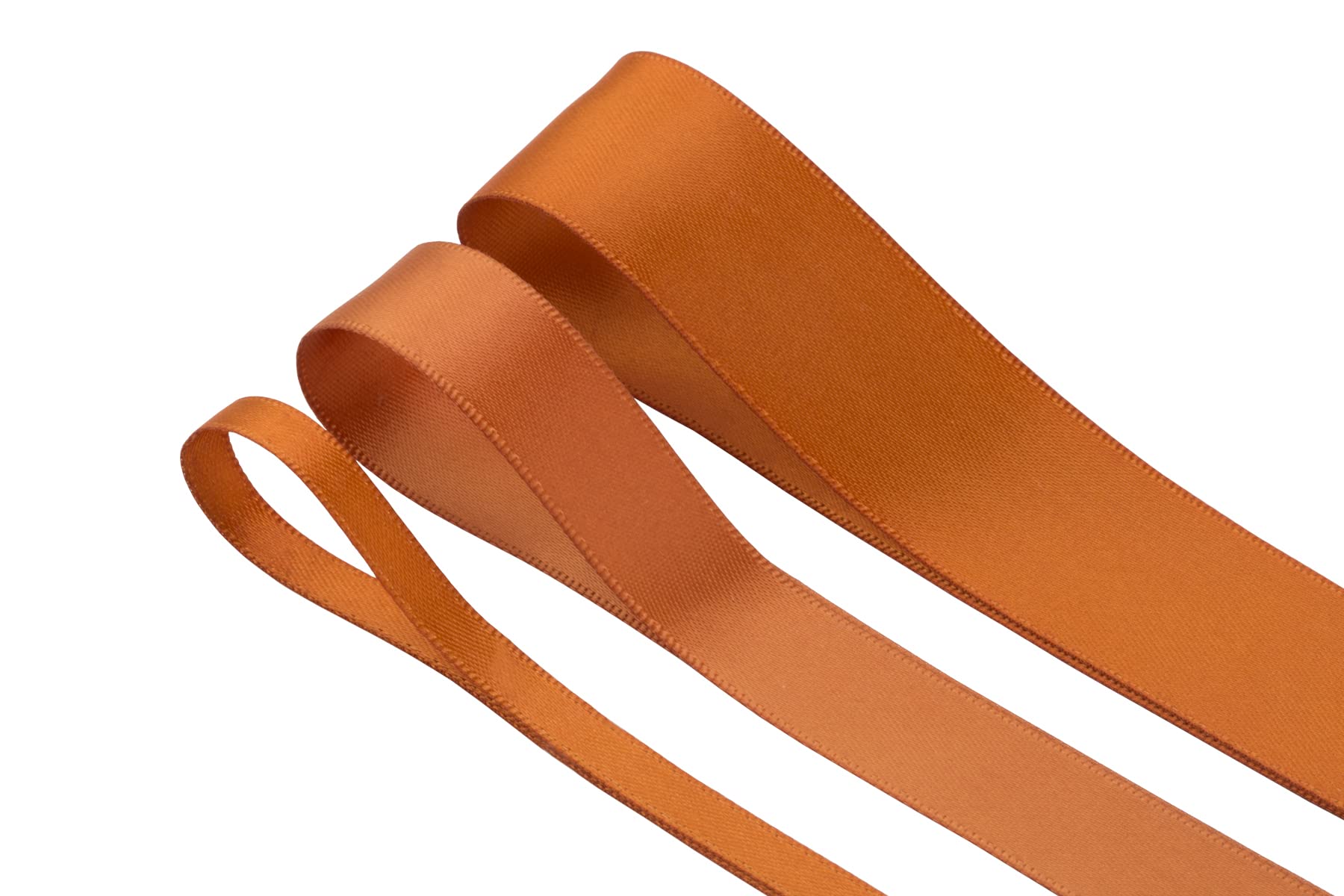 Zofrud 3 Rolls of Coper Double Faced Satin Ribbon, 27 Meters Total (6mm, 16mm, and 25mm x 9M), Ideal for Crafts Gift Wrapping - Image 4
