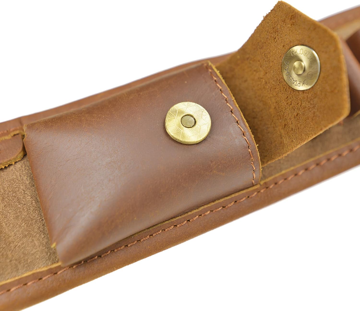 Heavy Stitched Leather Rifle Sling Cartridge Holder Belt Strap for .45-70 .308 .30-06 22/250 .243 .270 7mm/08