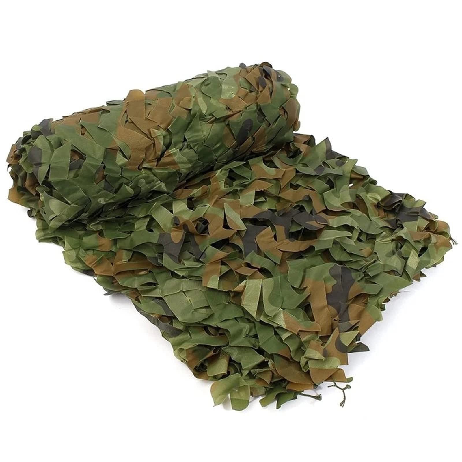 Oudini 8*9M Camouflage Hunting Netting, Bulk Roll Camo Net Woodland Camo Netting For Camping Shooting Hide Outdoor Sunshade Nets/8 * 9M