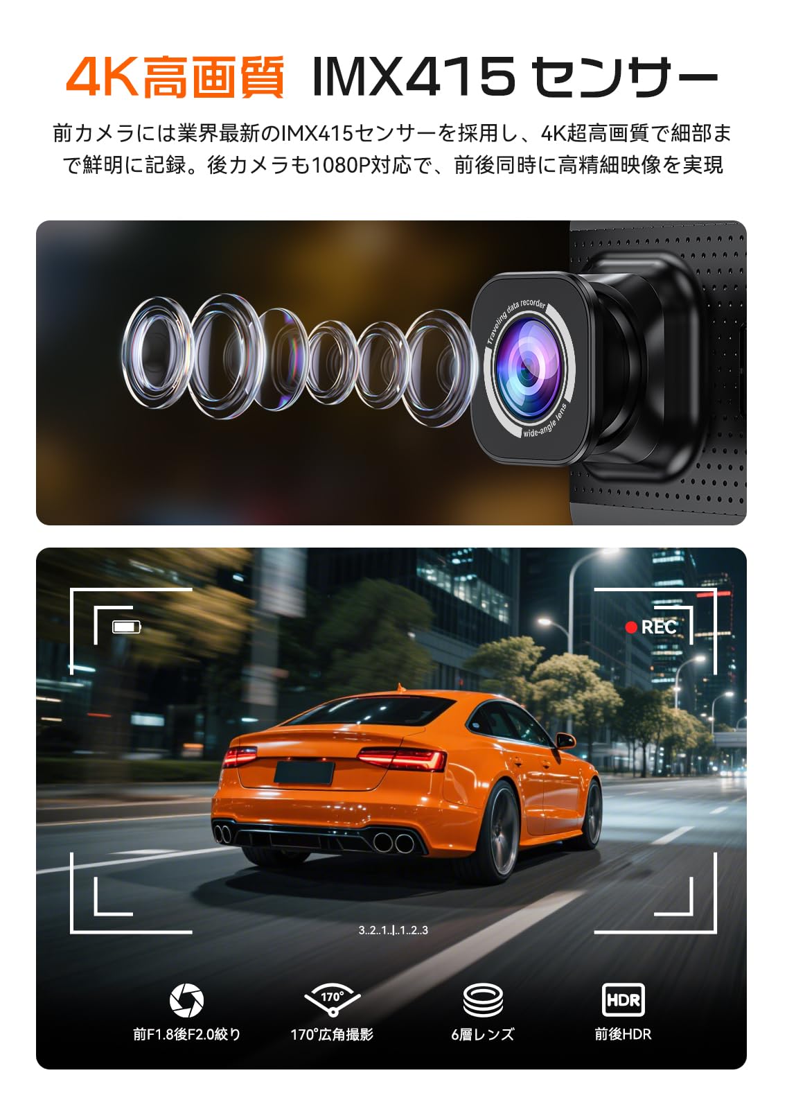 JADO ドライブレコーダー ミラー型 4K 12\" 前後録画 G850-LT 楽天市場】【JADO・前後 4K+1080P高画质】JADO G850+ ドライブ