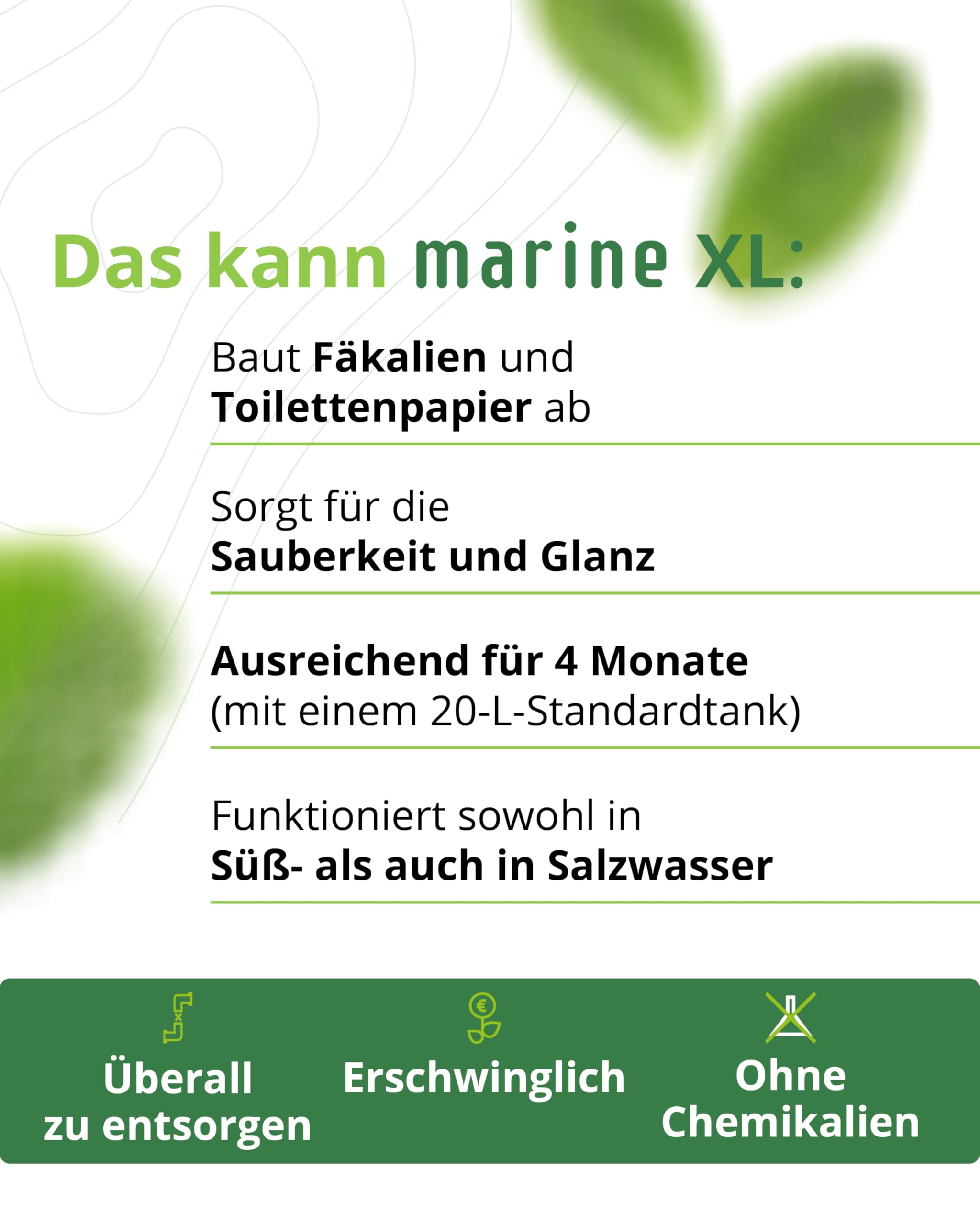 Solbio Marine Sanitärflüssigkeit für Campingtoilette 1,6l 100% Bio & Vegan - Biologisch abbaubarer Sanitärzusatz mit Orangenduft, Sparsamer Verbrauch