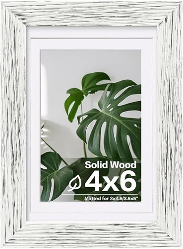 Vista 256 de Egofine Portarretratos de 9 x 12 pulgadas hecho de madera maciza con plexiglás, fotos de 5 x 7/6 x 8 con paspartú o de 9 x 12 pulgadas sin paspartú