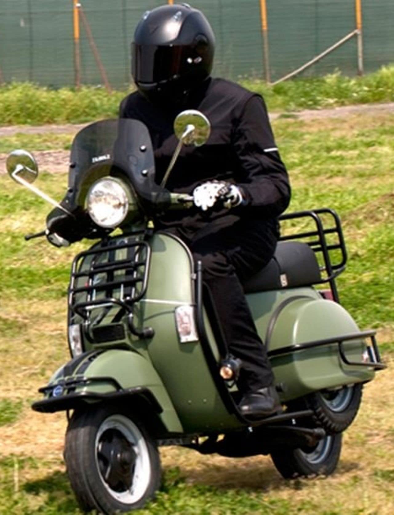 PARAURTO / PROTEZIONE PER PARAFANGO VESPA PX - T5 - CROMATO