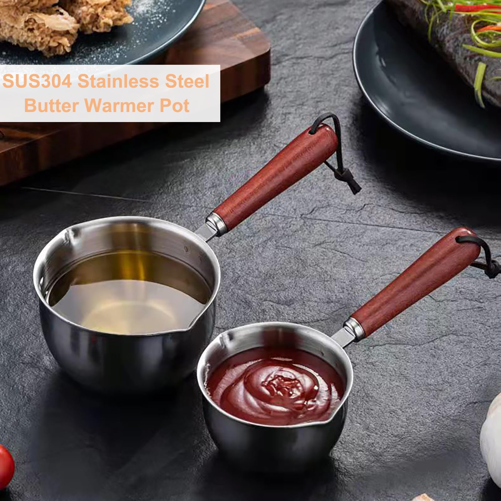 Stainless Steel Milk Pot With Lid - 800ml Multipurpose Saucepan For Melting, Warming, & Cooking