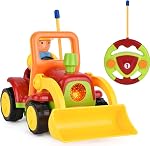 Haktoys Télécommande Cartoon Police et voitures de course: RC Jouets pour les tout-petits Enfants Garçons et filles - Ensemble de 2 Véhicules pour jouer simultanément