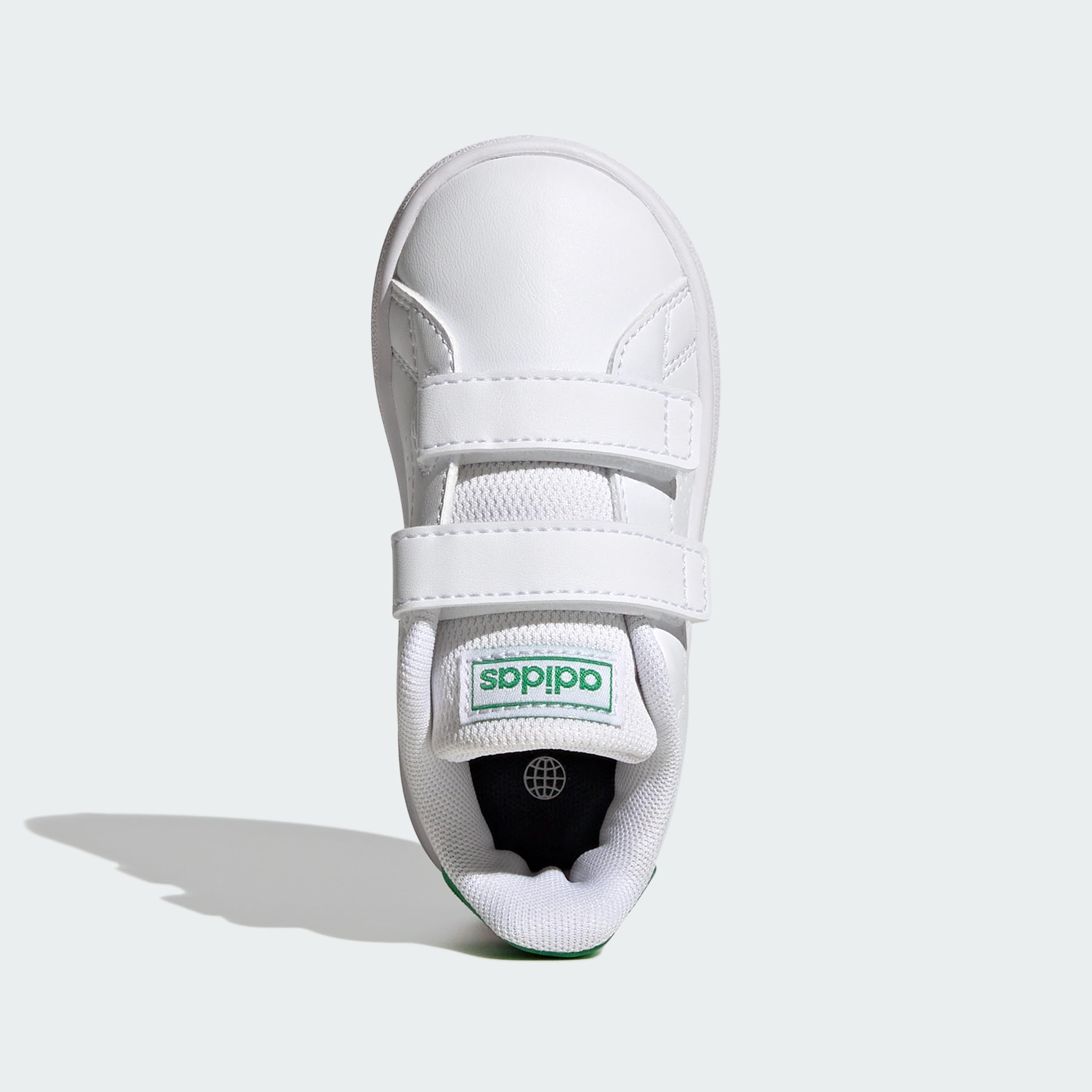 adidas adidas Kids' Advantage Lifestyle Court Double Hook and Loop Shoe in use