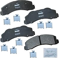 Vista 81 de Pastillas de Freno Delanteras Cerámicas Bendix Priority1 CFC430A para Modelos Selectos INFINITI G35, I30, Nissan 350Z, Altima, Juke, Maxima, Sentra