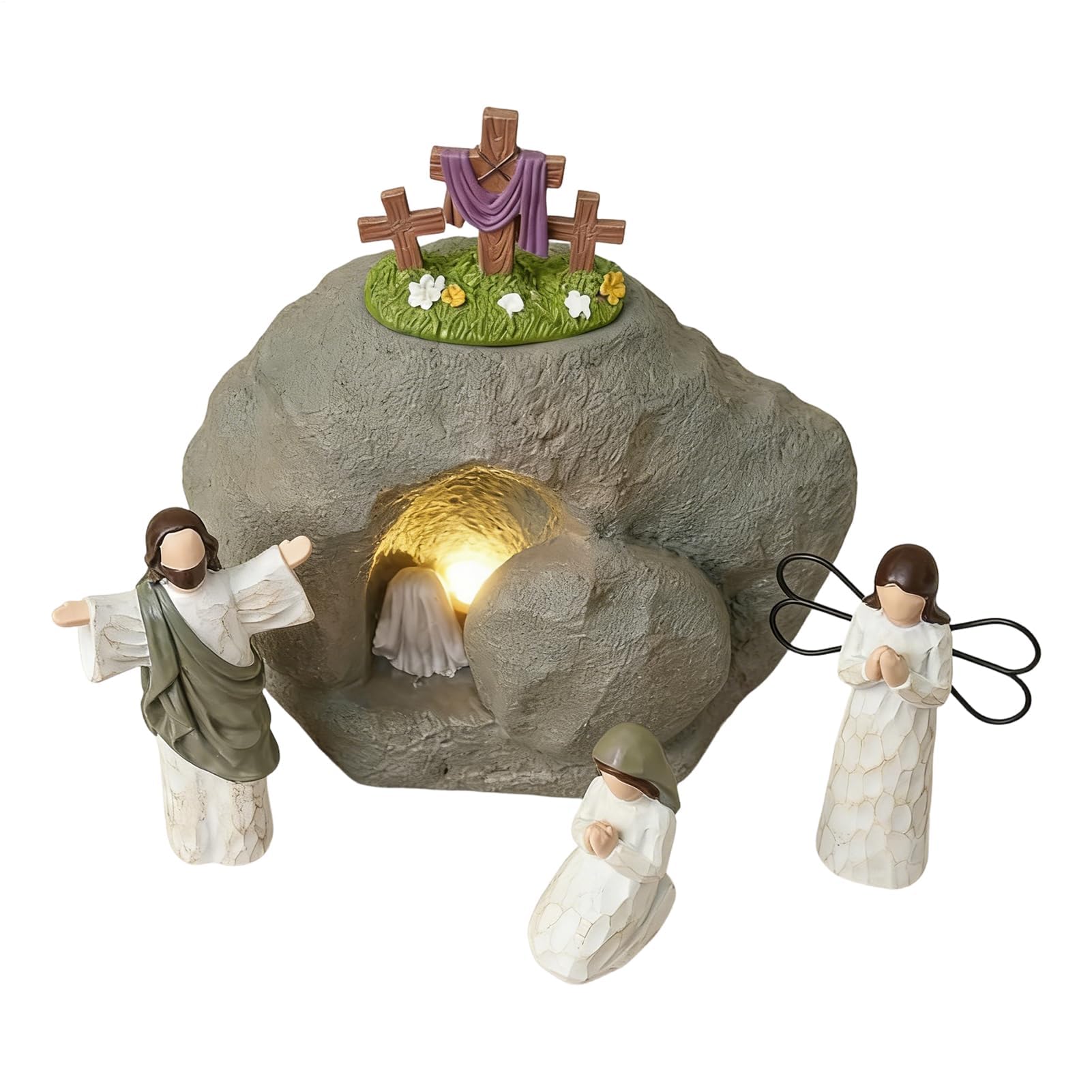 Ornements religieux chrétiens idée cadeau de Pâques pour proches