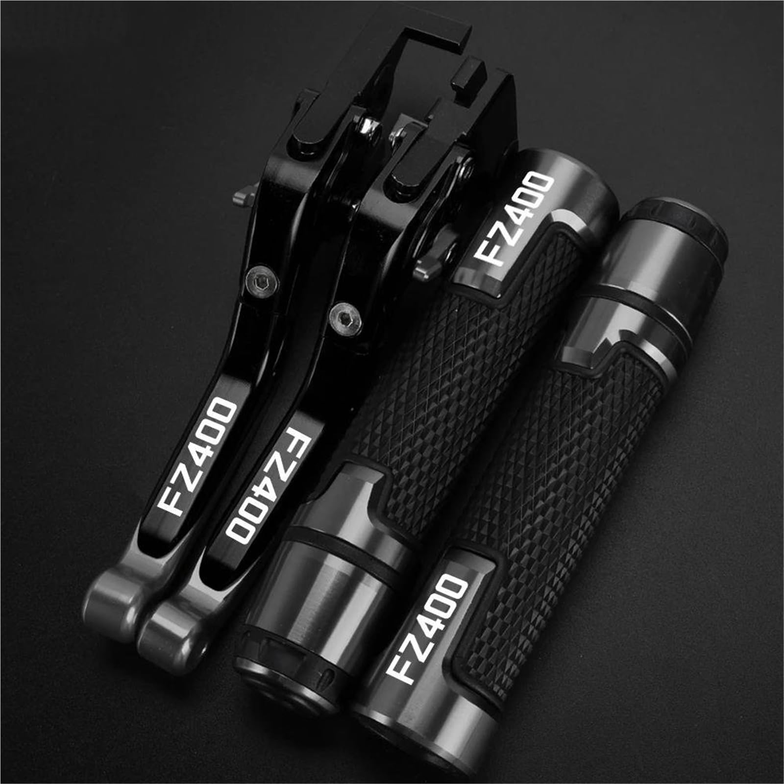 GQUIKGW Replace Motorcycle Brake Clutch Levers Handlebar Controls Enhanced Riding Experience for Y-AMAHA FZ400 R FZ 400 1986 1987 1988 7/8" 22MM(Black1)