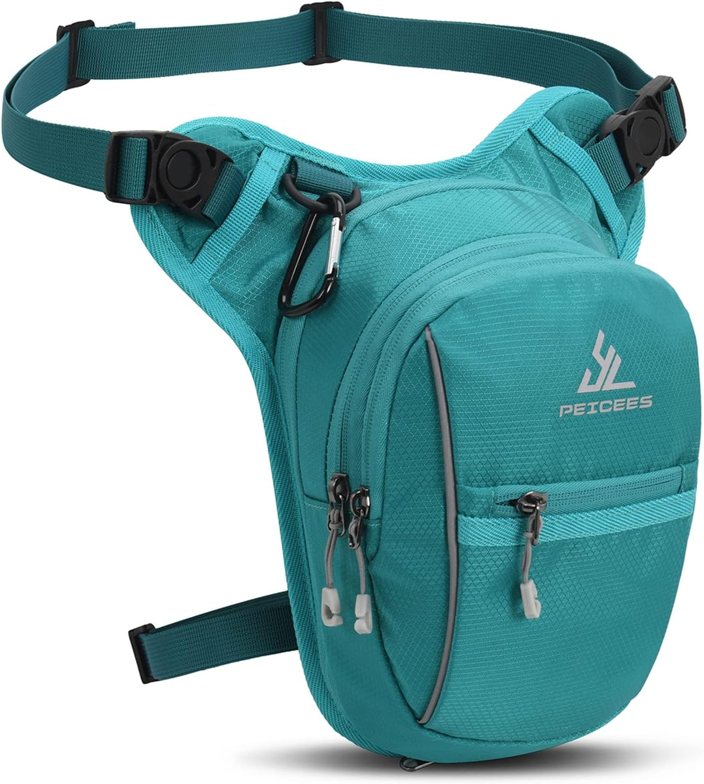 Peicees Drop Leg Bag- Expandable Space Thigh Bag Waterproof Outdoor Motorcycle Bike Ride Heavy Duty Hip Pouch Fanny Packs