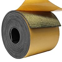 Vista 21 de DGSL Hoja de goma de neopreno autoadhesiva, 1 pulgada de ancho x 1/8 pulgadas de grosor x 10 pies de largo, hojas de goma sólida, rollos y tiras