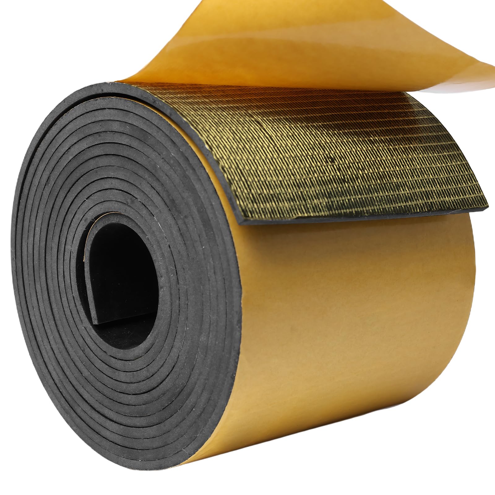 Photo 1 of DGSL Neoprene Rubber Sheet Self Adhesive, 4" W x 1/8" T x 10' L Solid Rubber Sheets, Rolls & Strips for DIY Gaskets Crafts, Pads, Protection, Supports, Leveling, Anti-Vibration, Anti-Slip