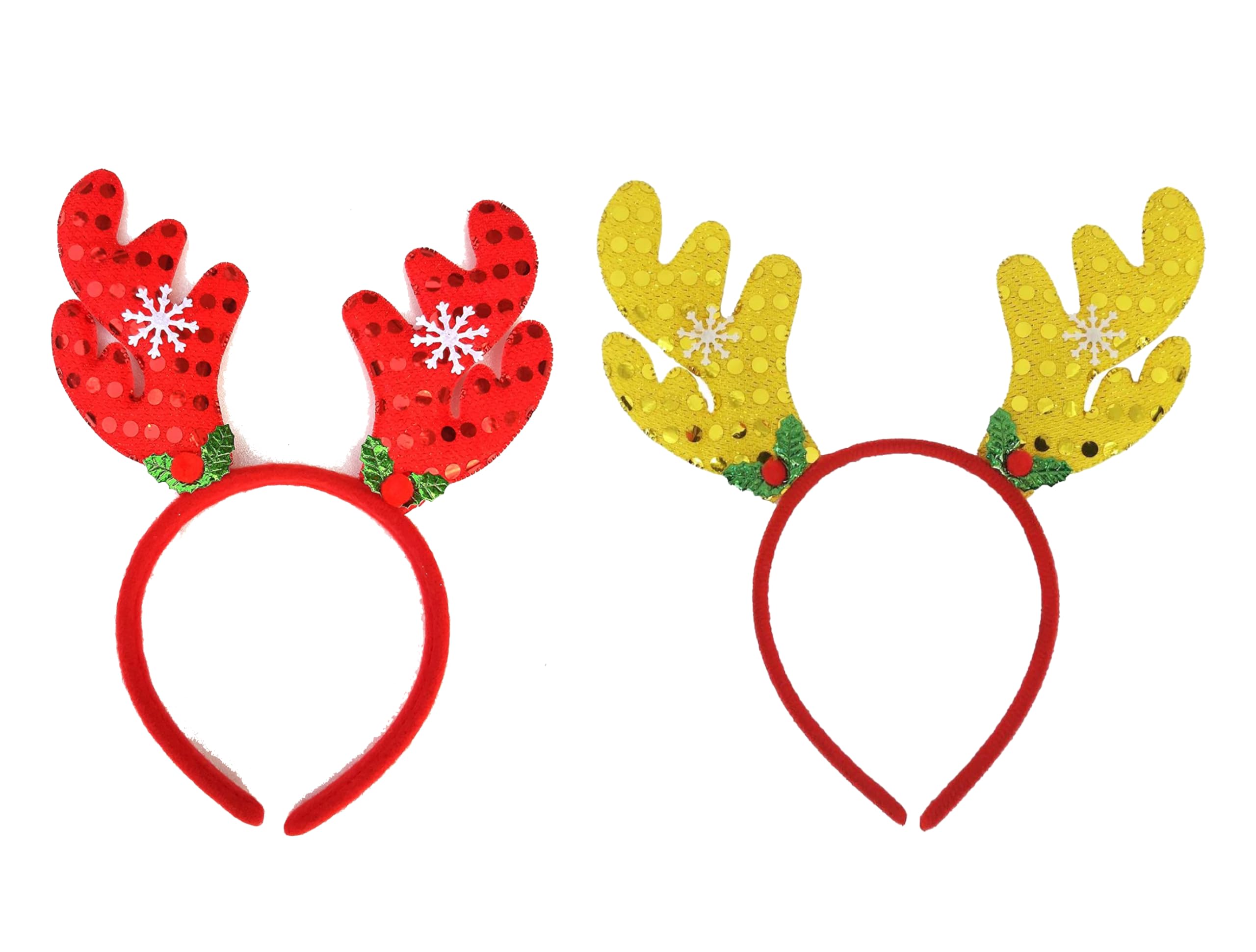 Infispace® Christmas Reindeer Antlers Headband with Bells for Adults (Yellow Green (Pack of 2)) (B0CNM2996Z) Amazon Price History, Amazon Price Tracker