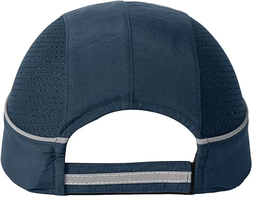 Vista 2 de TIHEEN Unisex Safety Bump Cap, Baseball Hat Style with Reflective Stripes Lightweight and Breathable Hard Hat Head Protection Cap 18110 Azul