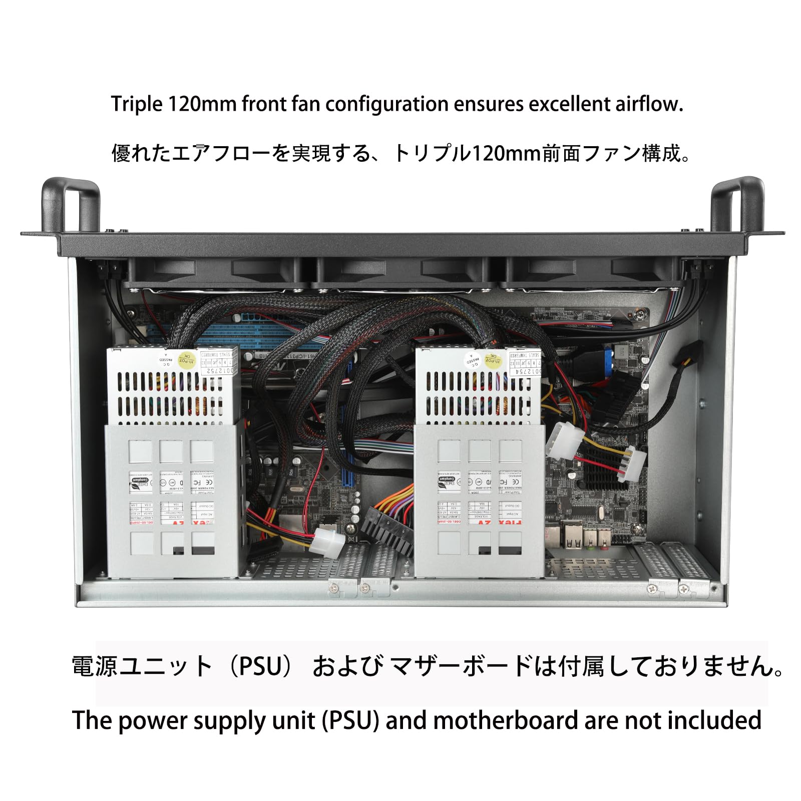 Amazon.co.jp: IPCHASSIS 3U ラックマウントサーバーシャーシ