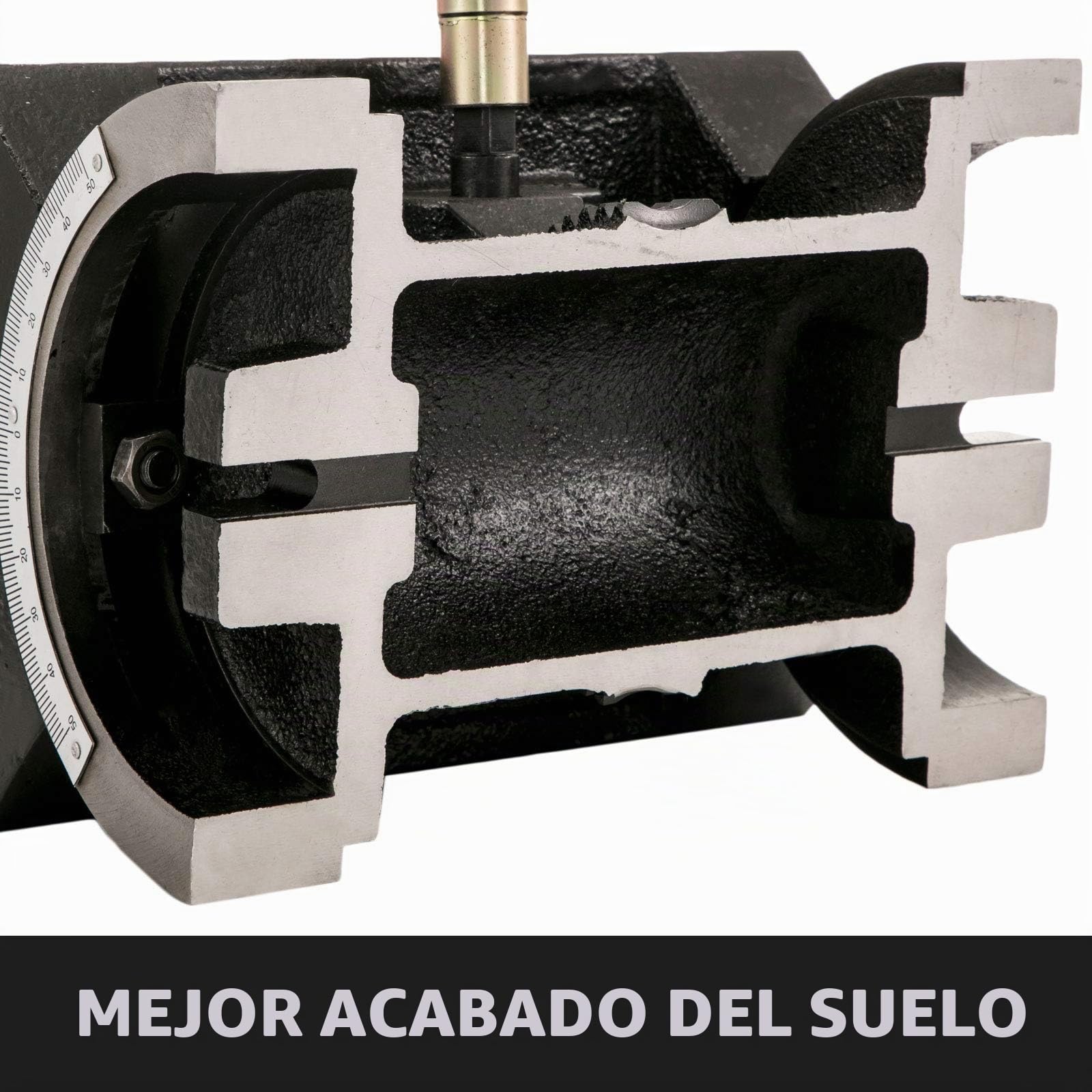 VEVOR Ángulo Ajustable la Mesa para Fresadora y Máquina de Perforación Mesa de Fresado Basculante de 10x7 Pulgadas (250x180x133mm)