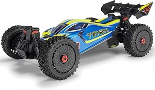 ARRMA RC Car 1/8 Typhon 4X4 RTR Brushed Buggy, Blue (Battery and Charger Not Included), ARA4206V4T1