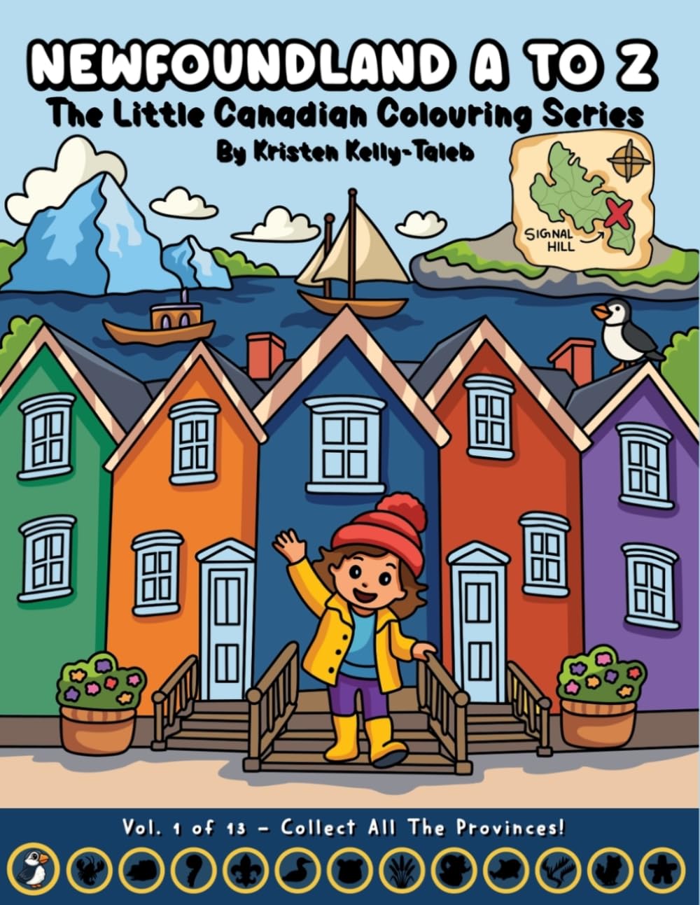Newfoundland A to Z: The Little Canadian Colouring Series