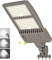 Vista 11 de Luz LED de Poste para Estacionamiento de 480V 320W con Montaje de Ajuste Deslizante, Luces LED Tipo Caja UL DLC Certificadas 44800LM 5000K Luces